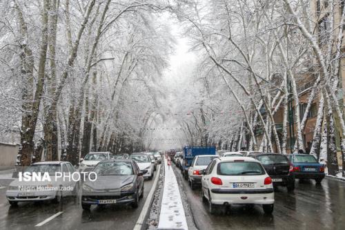 تنفس هوای ناسالم برای گروههای حساس در تهران برفی